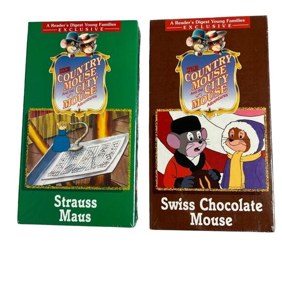 The Country Mouse And The City Mouse Adventures Set of 9 VHS Tapes Sealed Movies - Picture 8 of 15
